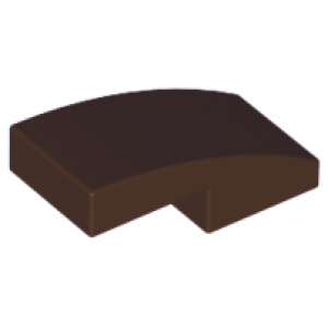 dakpan gebogen 2x1 dark brown